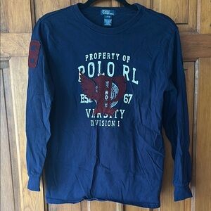 Polo Ralph Lauren Navy Long Sleeve Shirt